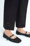 Dyed Slub Khaddar Trouser