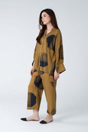 2 Pc Printed Twill Suit