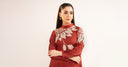 Printed Herringbone Tunic