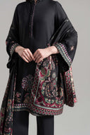2 Pc Embroidered Herringbone Suit