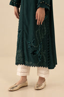 2 Pc Embroidered Herringbone Suit