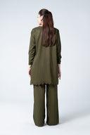 2 Pc Dyed Twill Suit