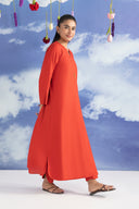 2 Pc Dyed Karandi Suit