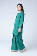 2 Pc Dyed Textured Suit