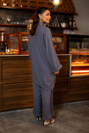 2 Pc Dyed Poly Wrinkle Suit