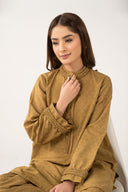 2 Pc Dyed Khaddar Jacquard Suit
