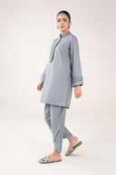 2 Pc Dyed Khaddar Jacquard Suit