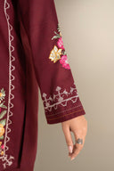 2 Pc Embroidered Khaddar Suit
