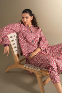2 Pc Embroidered Dobby Viscose Suit