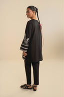3 Pc Embroidered Khaddar Suit