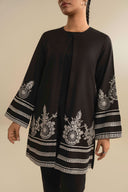 3 Pc Embroidered Khaddar Suit