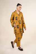 2 Pc Printed Twill Suit