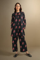 2 Pc Printed Twill Suit