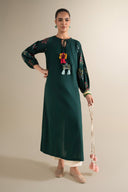 Embroidered Cotton Dobby Shirt