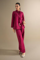 2 Pc Dyed Khaddar Jacquard Suit