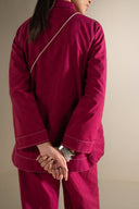 2 Pc Dyed Khaddar Jacquard Suit