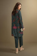 2 Pc Printed Twill Suit