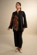 2 Pc Embroidered Khaddar Suit
