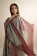 3 Pc Embroidered Twill Suit