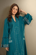 Embroidered Khaddar Shirt