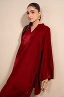 2 Pc Dyed Velvet Suit