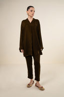2 Pc Dyed Velvet Suit