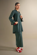 2 Pc Solid Slub Khaddar Suit