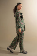 2 Pc Printed Twill Suit
