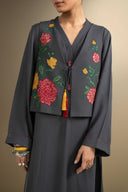 2 Pc Embroidered Twill Suit