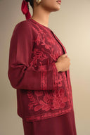 3 Pc Embroidered Khaddar Suit