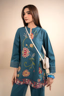 2 Pc Embroidered Khaddar Suit