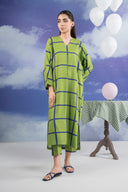 2 Pc Printed Twill Suit