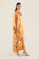 2 Pc Printed Chamois Silk Suit