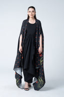 2 Pc Printed Raw Silk Suit