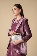 2 Pc Dyed Velvet Suit