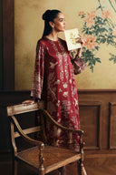 2 Pc Embellished Poly Satin Silk Suit