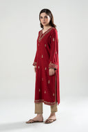 Embroidered Wool Shirt
