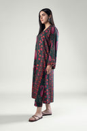 2 Pc Printed Linen Suit