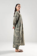 2 Pc Printed Twill Suit