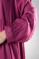 Embroidered Twill Dress
