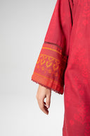 2 Pc Printed Linen Suit