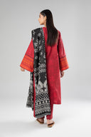2 Pc Printed Linen Suit
