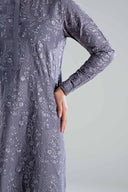 2 Pc Embroidered Cambric Suit