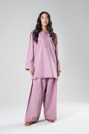 2 Pc Embroidered Yarn Dyed Suit