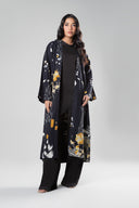Printed Khaddar Kimono Jacket