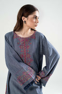 Embroidered Yarn Dyed Shirt
