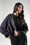 Embroidered Linen Shawl