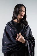 Embroidered Linen Shawl