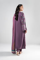 3 Pc Embroidered Wool Suit