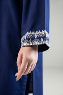 3 Pc Embroidered Khaddar Suit